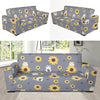 Hamster Sunflower Pattern Print Sofa Covers-grizzshop