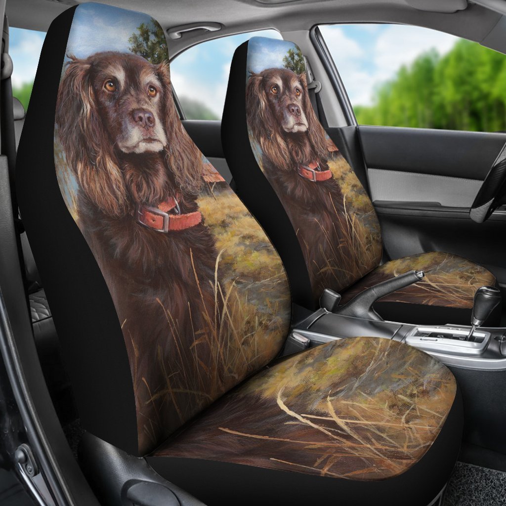 Hand Drawn Boykin Spaniel Universal Fit Car Seat Covers-grizzshop