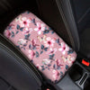 Hand Drawn Hibiscus Print Car Console Cover-grizzshop