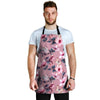 Hand Drawn Hibiscus Print Men's Apron-grizzshop