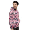 Hand Drawn Hibiscus Print Men's Hoodie-grizzshop