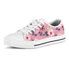 Hand Drawn Hibiscus Print Men's Low Top Shoes-grizzshop