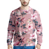 Hand Drawn Hibiscus Print Men's Sweatshirt-grizzshop