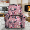 Hand Drawn Hibiscus Print Recliner Cover-grizzshop