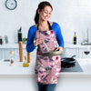 Hand Drawn Hibiscus Print Women's Apron-grizzshop