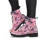 Hand Drawn Hibiscus Print Women's Boots-grizzshop