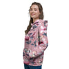 Hand Drawn Hibiscus Print Women's Hoodie-grizzshop