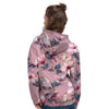 Hand Drawn Hibiscus Print Women's Hoodie-grizzshop