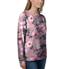 Hand Drawn Hibiscus Print Women's Sweatshirt-grizzshop