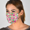 Hand Drawn Pig Pattern Print Face Mask-grizzshop