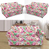 Hand Drawn Pig Pattern Print Loveseat Cover-grizzshop