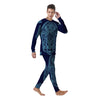 Hand Indian Hamsa Print Men's Pajamas-grizzshop