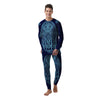 Hand Indian Hamsa Print Men's Pajamas-grizzshop