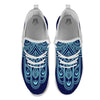 Hand Indian Hamsa Print White Athletic Shoes-grizzshop