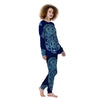 Hand Indian Hamsa Print Women's Pajamas-grizzshop