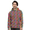 Hand Sign Gay Pride Print Pattern Men's Hoodie-grizzshop