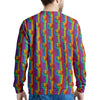 Hand Sign Gay Pride Print Pattern Men's Sweatshirt-grizzshop