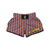 Hand Sign Gay Pride Print Pattern Muay Thai Boxing Shorts-grizzshop