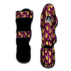 Hand Symbol Rock And Roll Print Pattern Muay Thai Shin Guards-grizzshop