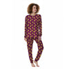 Hand Symbol Rock And Roll Print Pattern Women's Pajamas-grizzshop