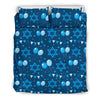 Hanukkah Balloon Print Pattern Duvet Cover Bedding Set-grizzshop