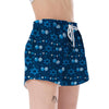 Hanukkah Balloon Print Pattern Women's Shorts-grizzshop