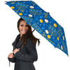 Hanukkah Pattern Print Automatic Foldable Umbrella-grizzshop