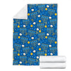 Hanukkah Pattern Print Blanket-grizzshop