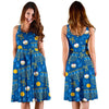 Hanukkah Pattern Print Dress-grizzshop