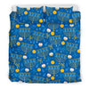 Hanukkah Pattern Print Duvet Cover Bedding Set-grizzshop