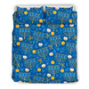 Hanukkah Pattern Print Duvet Cover Bedding Set-grizzshop