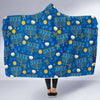 Hanukkah Pattern Print Hooded Blanket-grizzshop