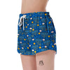 Hanukkah Pattern Print Women's Shorts-grizzshop