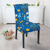 Hanukkah Print Pattern Chair Cover-grizzshop