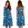 Hanukkah Print Pattern Dress-grizzshop