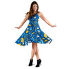 Hanukkah Print Pattern Dress-grizzshop