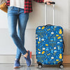 Hanukkah Print Pattern Luggage Cover Protector-grizzshop