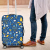 Hanukkah Print Pattern Luggage Cover Protector-grizzshop