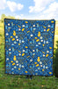 Hanukkah Print Pattern Quilt-grizzshop