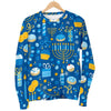 Hanukkah Print Pattern Women's Sweatshirt-grizzshop