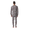 Happy And Sad Theatrical Masks Print Pattern Men's Pajamas-grizzshop