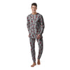 Happy And Sad Theatrical Masks Print Pattern Men's Pajamas-grizzshop