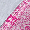 Happy Birthday Pattern Print Blanket-grizzshop