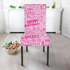 Happy Birthday Pattern Print Chair Cover-grizzshop