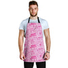 Happy Birthday Pattern Print Men's Apron-grizzshop