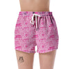 Happy Birthday Pattern Print Women's Shorts-grizzshop