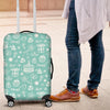 Happy Birthday Print Pattern Luggage Cover Protector-grizzshop