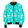 Happy Birthday Print Pattern Men's Bomber Jacket-grizzshop