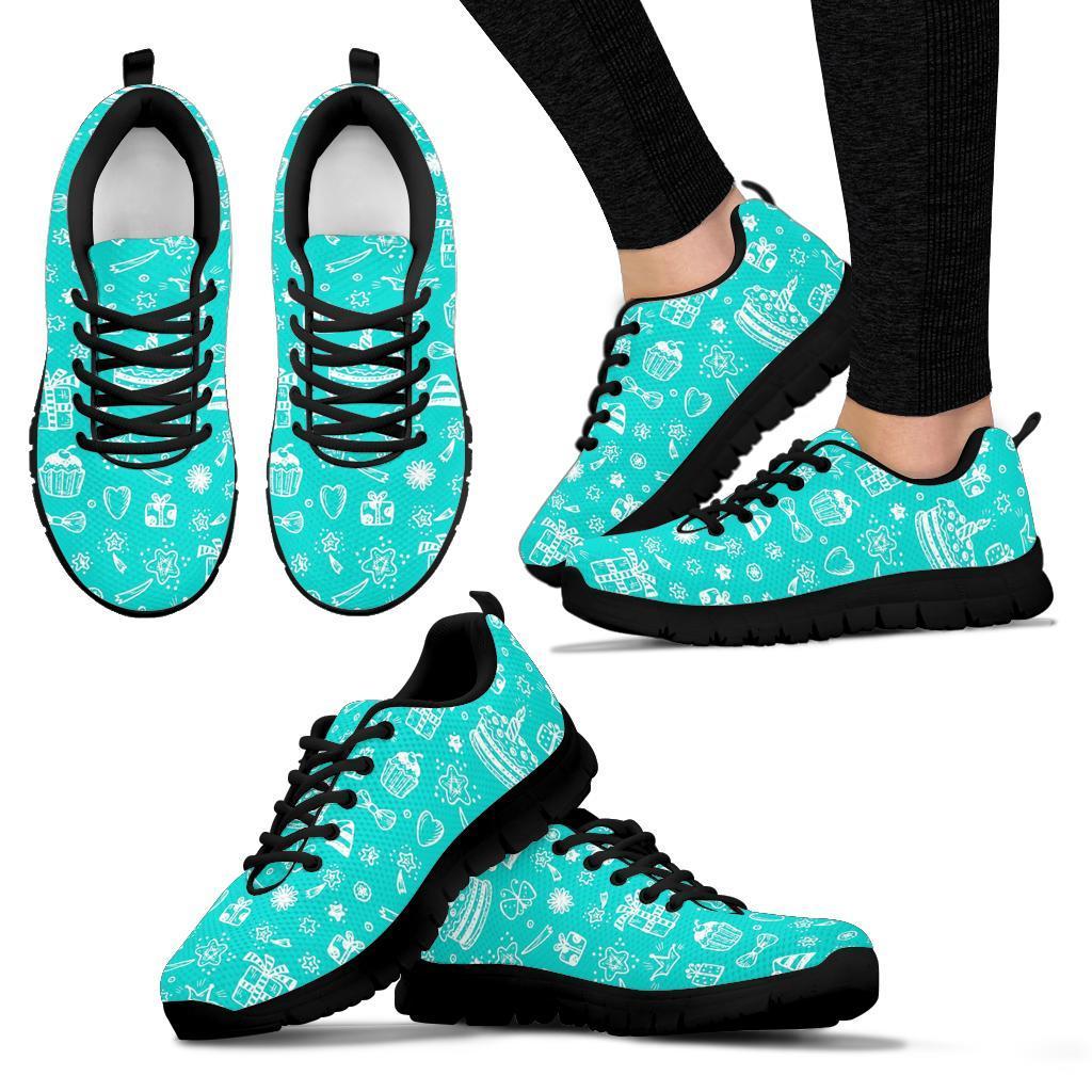 Happy Birthday Print Pattern Sneaker Shoes For Men Women-grizzshop