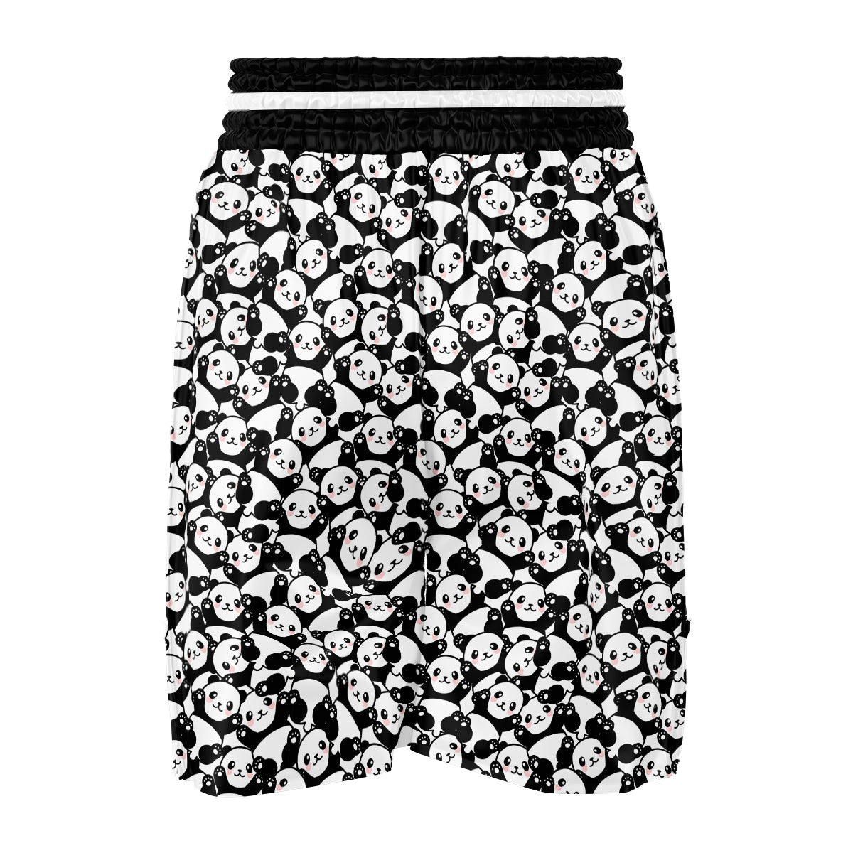 Happy Panda Cute Print Pattern Boxing Shorts-grizzshop